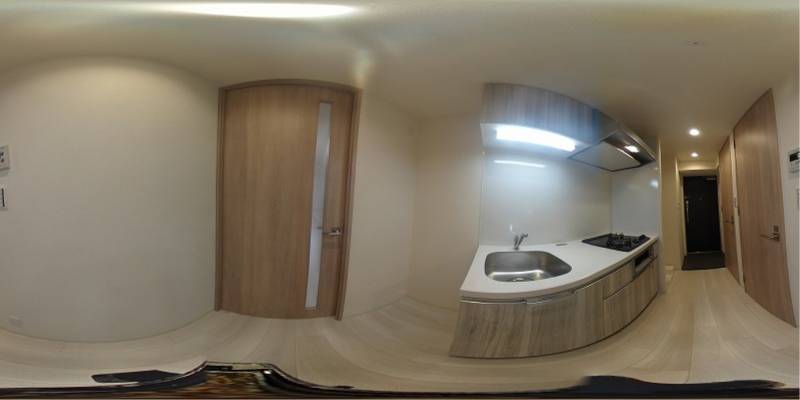 パノラマ画像キッチン