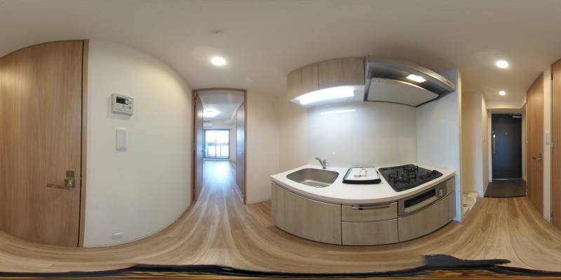 パノラマ画像キッチン