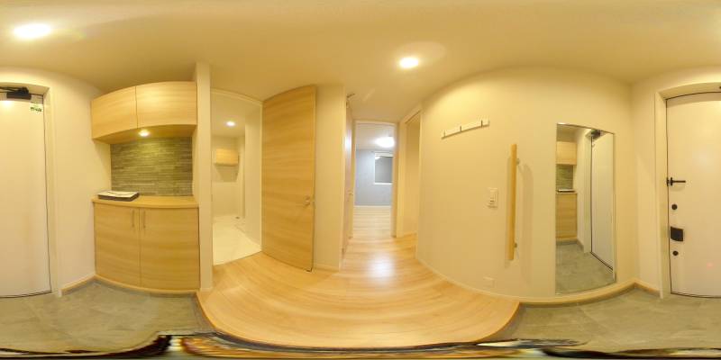 パノラマ画像玄関