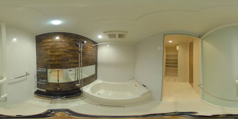 パノラマ画像バスルーム