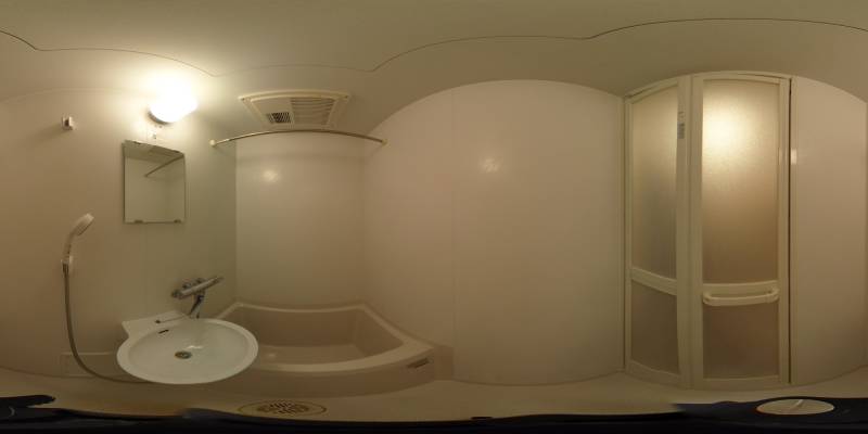パノラマ画像バスルーム