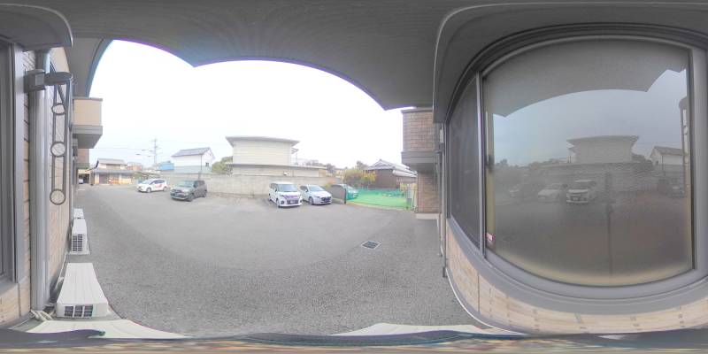 パノラマ画像駐車場