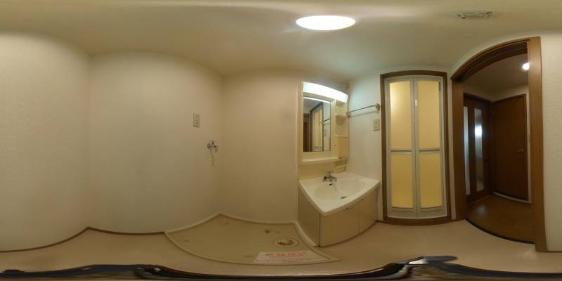 パノラマ画像洗面所