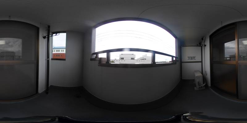 パノラマ画像バルコニー