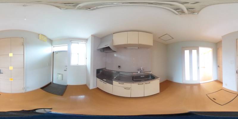 パノラマ画像キッチン