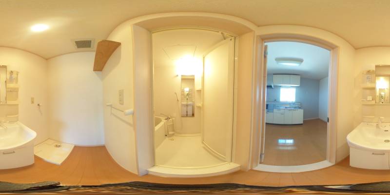 パノラマ画像洗面所