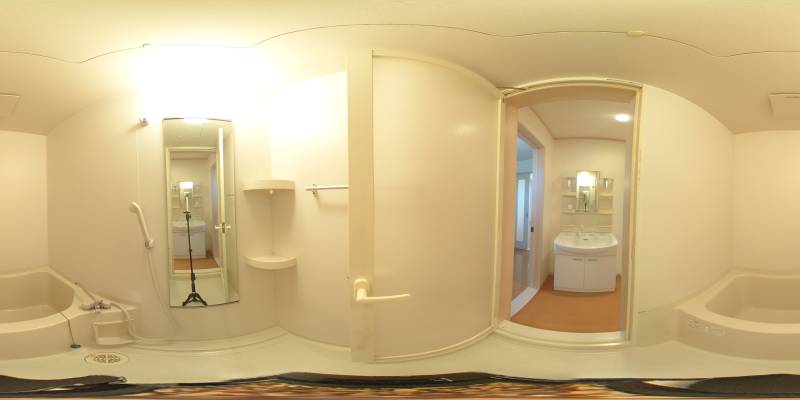 パノラマ画像バスルーム