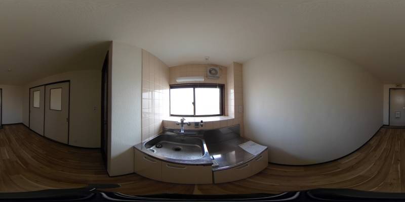 パノラマ画像キッチン