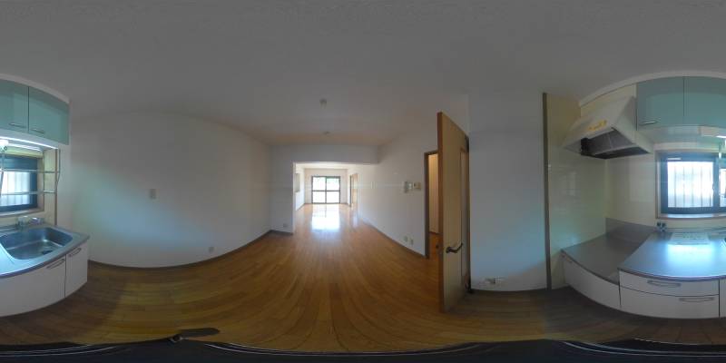 パノラマ画像キッチン