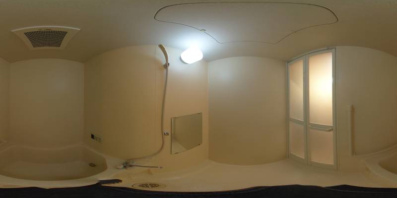 パノラマ画像バスルーム