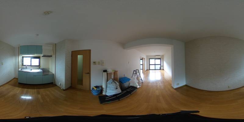 パノラマ画像リビング