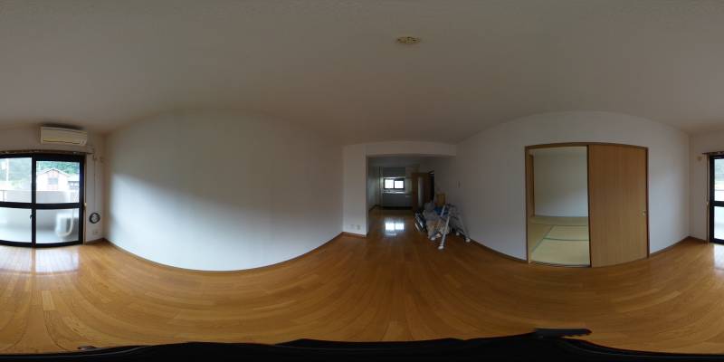 パノラマ画像キッチン