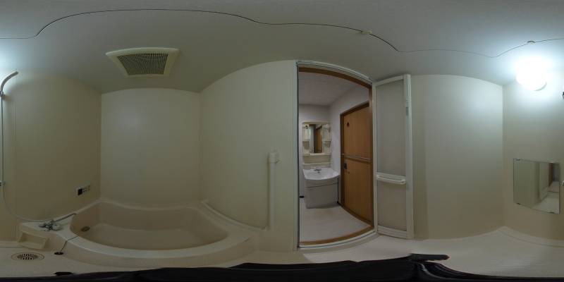 パノラマ画像バスルーム