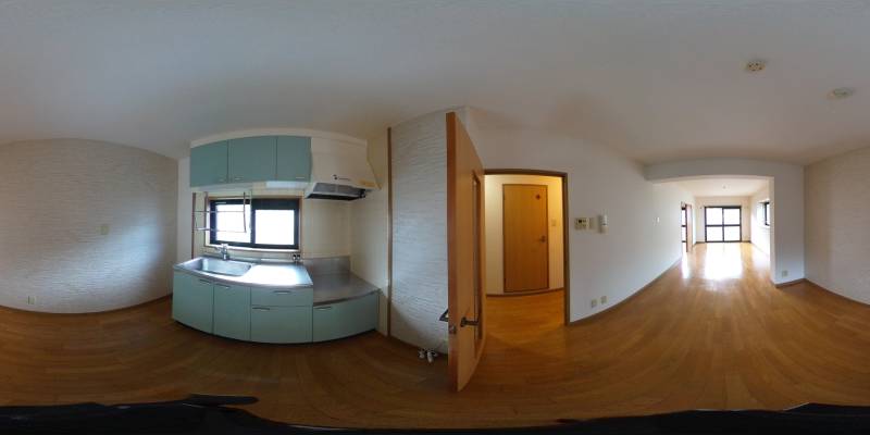 パノラマ画像キッチン