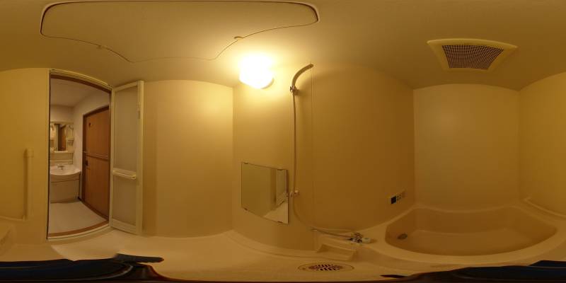 パノラマ画像バスルーム