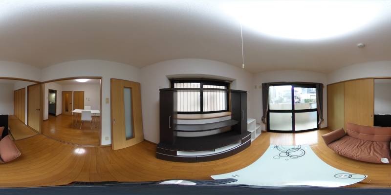 パノラマ画像洋室