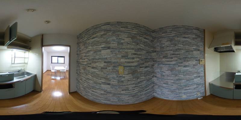 パノラマ画像キッチン