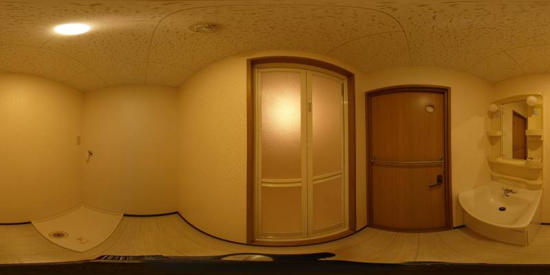 パノラマ画像洗面所