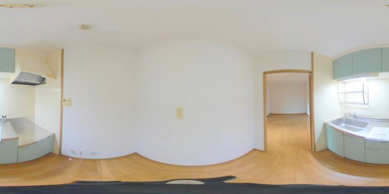 パノラマ画像キッチン