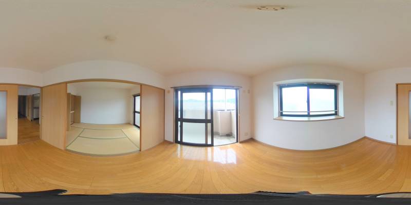 パノラマ画像洋室