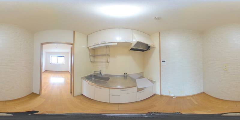 パノラマ画像キッチン