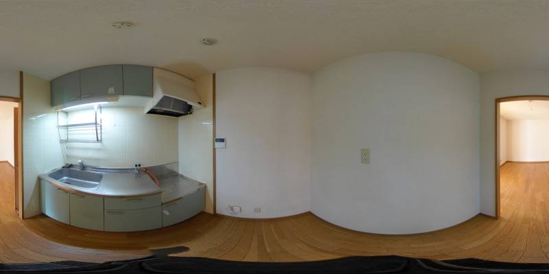 パノラマ画像キッチン