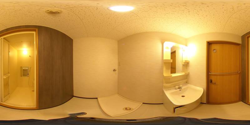 パノラマ画像洗面所