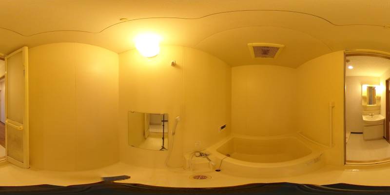 パノラマ画像バスルーム