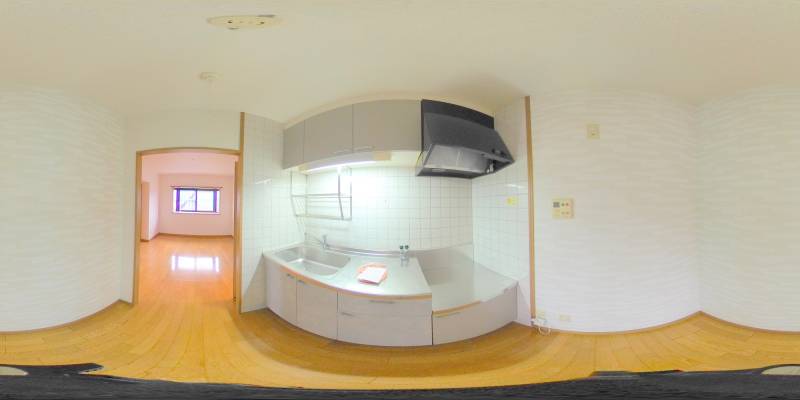 パノラマ画像キッチン