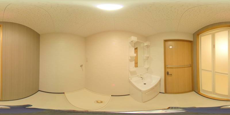 パノラマ画像洗面所