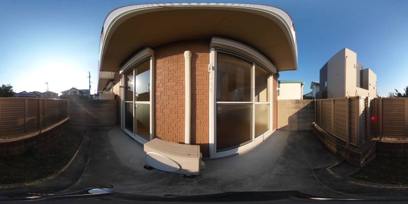 パノラマ画像バルコニー