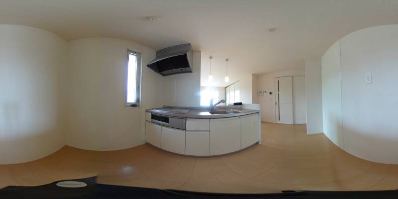 パノラマ画像キッチン