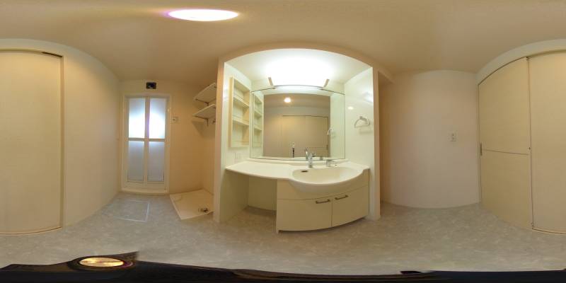 パノラマ画像洗面所