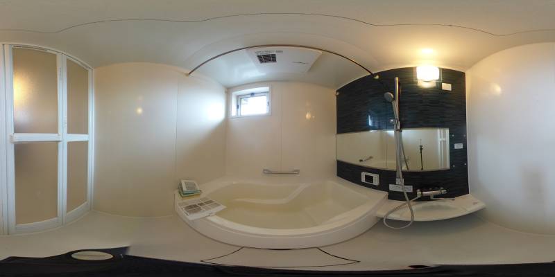 パノラマ画像バスルーム