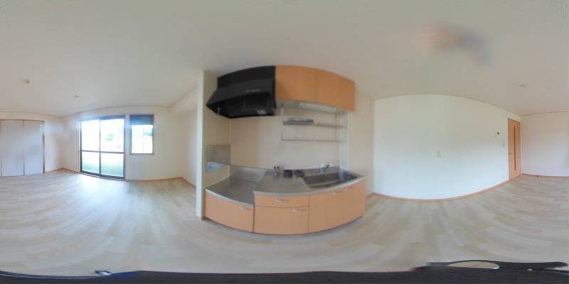 パノラマ画像キッチン