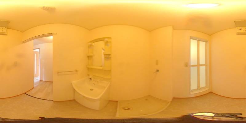 パノラマ画像洗面所