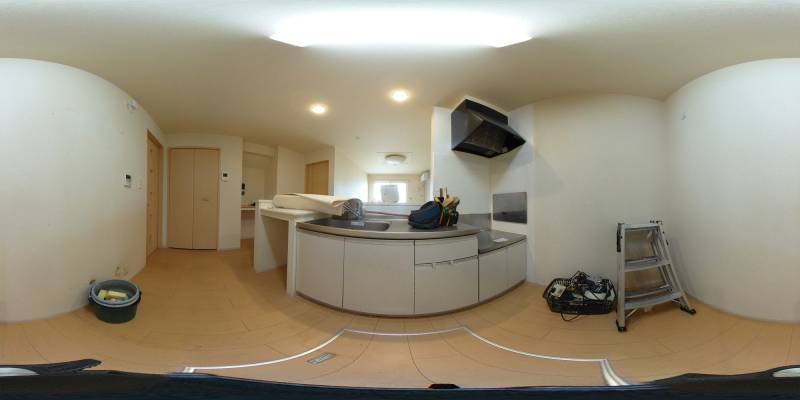 パノラマ画像キッチン