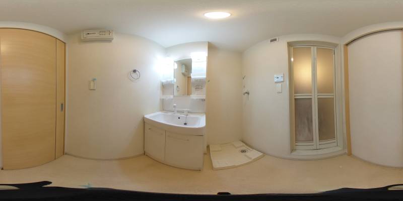 パノラマ画像洗面所