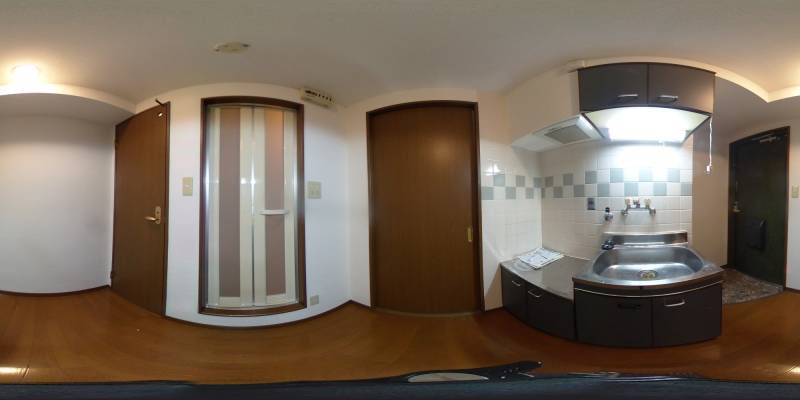 パノラマ画像キッチン