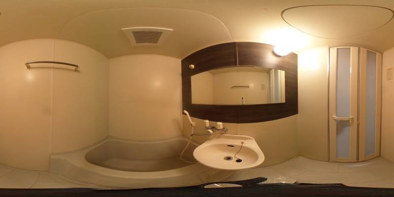 パノラマ画像バスルーム