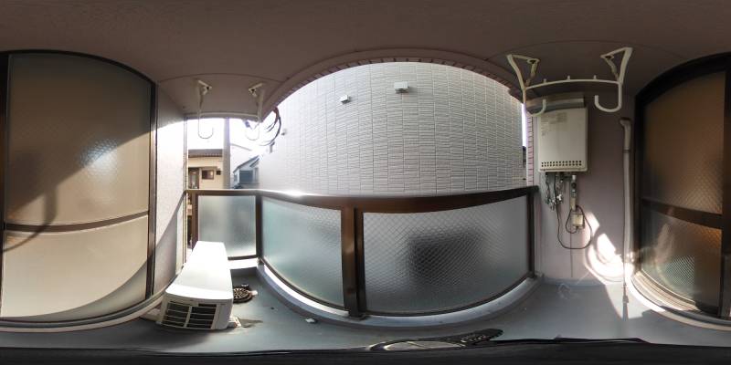 パノラマ画像バルコニー