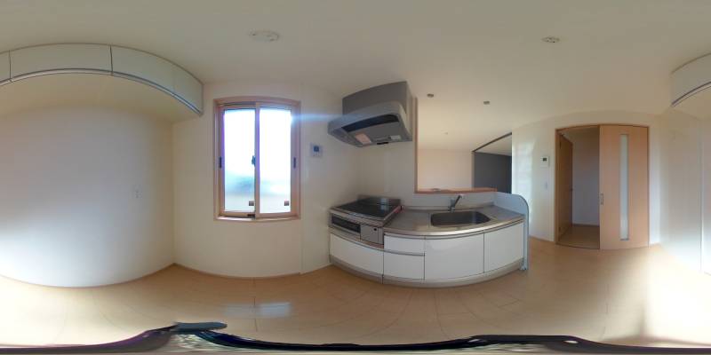 パノラマ画像キッチン