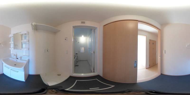 パノラマ画像洗面所