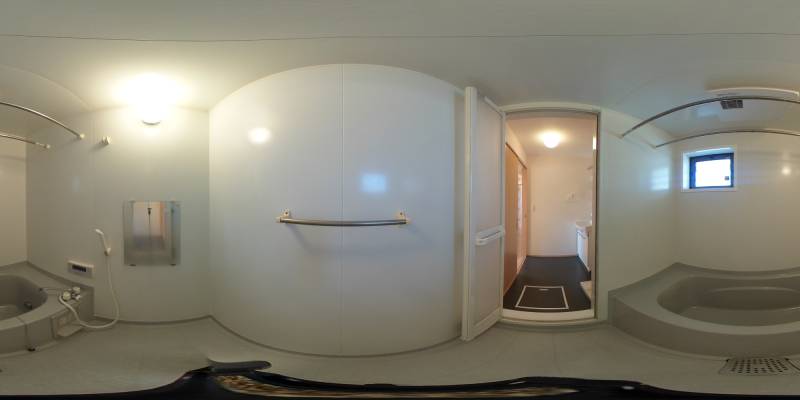 パノラマ画像バスルーム