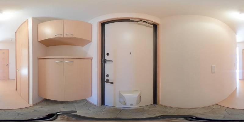 パノラマ画像玄関