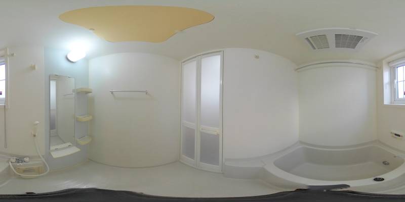 パノラマ画像バスルーム