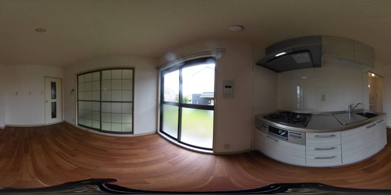 パノラマ画像キッチン