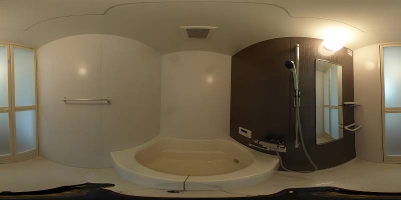 パノラマ画像バスルーム