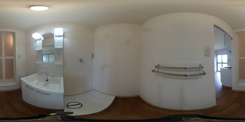 パノラマ画像洗面所