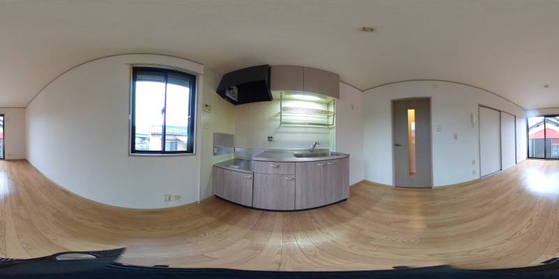 パノラマ画像キッチン